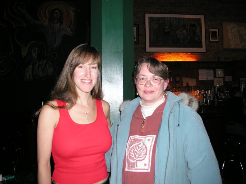 Katie Corcoran and Happy